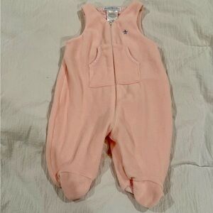 Vintage Tommy Cozy Pink Sleeveless Baby Onesie‎